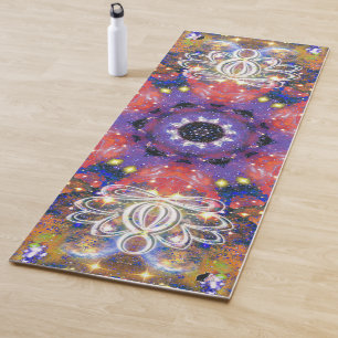 Lustrous Zen Lotus Star Kaleid Yoga Mat