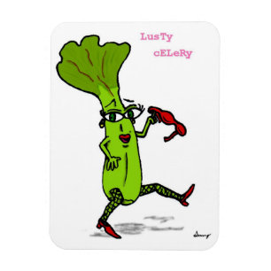 Lusty Celery Flexible Magnet