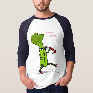 Lusty Celery Mens Raglan T-shirt
