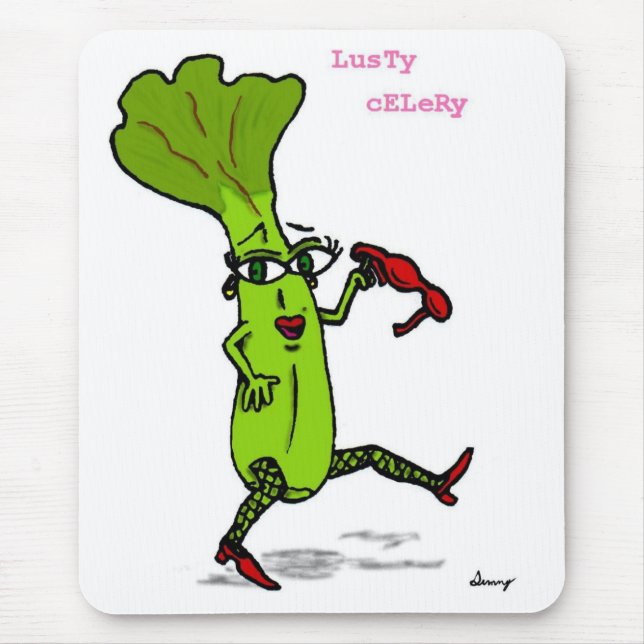 Lusty Celery Mousepad (Front)