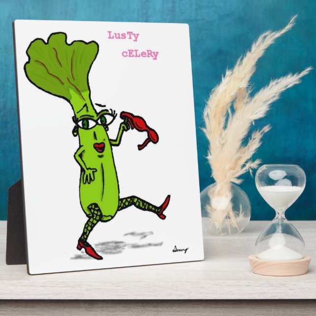 Lusty Celery Plaque (Side)