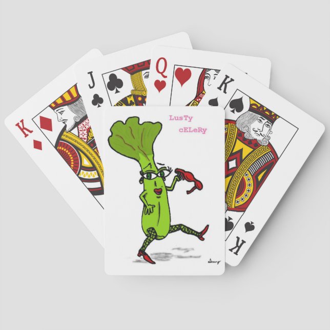 Lusty Celery Playing Cards (Back)