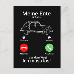 Lusy classic cars 2cv Döschwo Smartphone Postcard