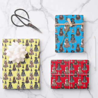Lusy pony 3 colors wrapping paper sheet