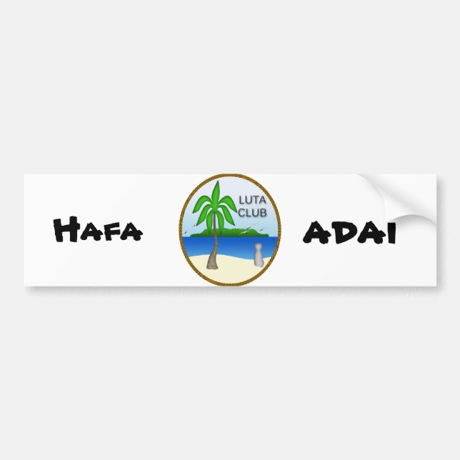Luta Club Bumper Sticker (Front)