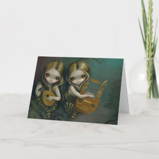 "Lute and Lyre" Greeting Card