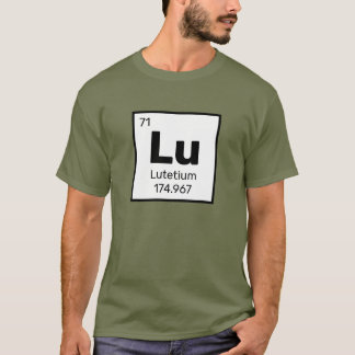 Lutetium / Periodic Table - Lu Element T-Shirt