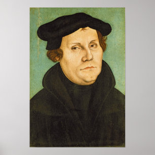 Luther as Professor, 1529 Poster