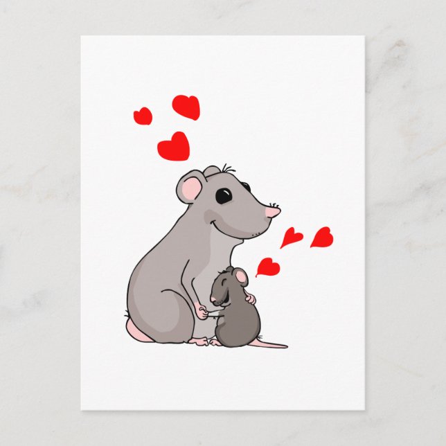 Luther loves his Mum Postcard (Front)