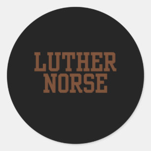 Luther Norse Seminary Classic Round Sticker