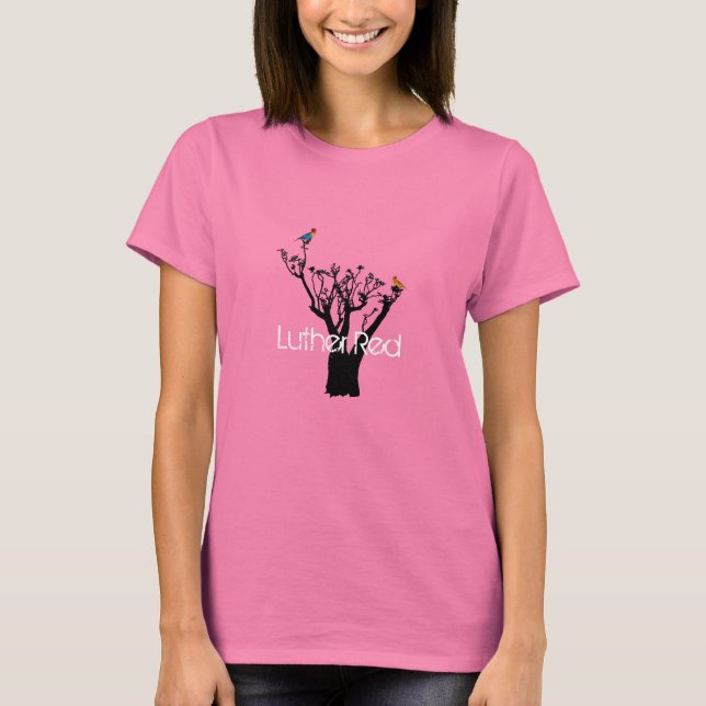 Luther Red "Mauringa" T-Shirt (Front)