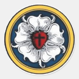 Luther Rose Classic Round Sticker
