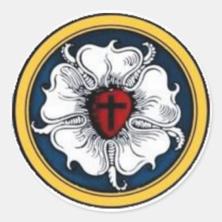 Luther Rose Classic Round Sticker