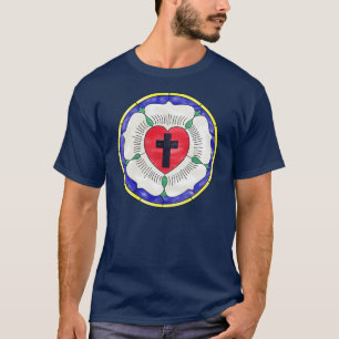 Luther Rose Stained Glass Window T-Shirt