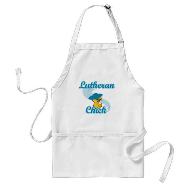 Lutheran Chick #3 Standard Apron (Front)