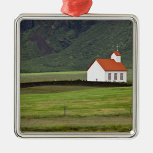 Lutheran Church, Iceland Metal Tree Decoration