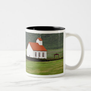 Lutheran Church, Iceland Two-Tone Coffee Mug