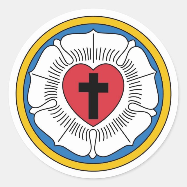 Lutheran Coat of Arms Sticker (Front)