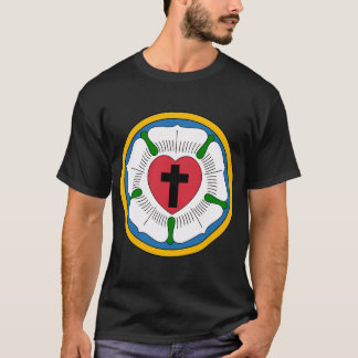 Lutheran Protestant Martin Luther Rose 95 Theses T-Shirt