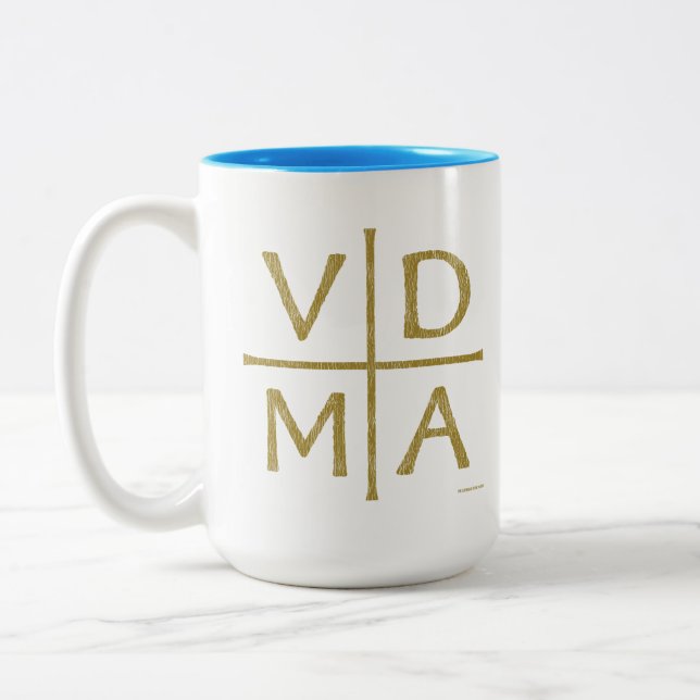 Luther's Reformation Cross Two-Tone Coffee Mug (Left)