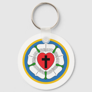 Luthers Rose Key Ring