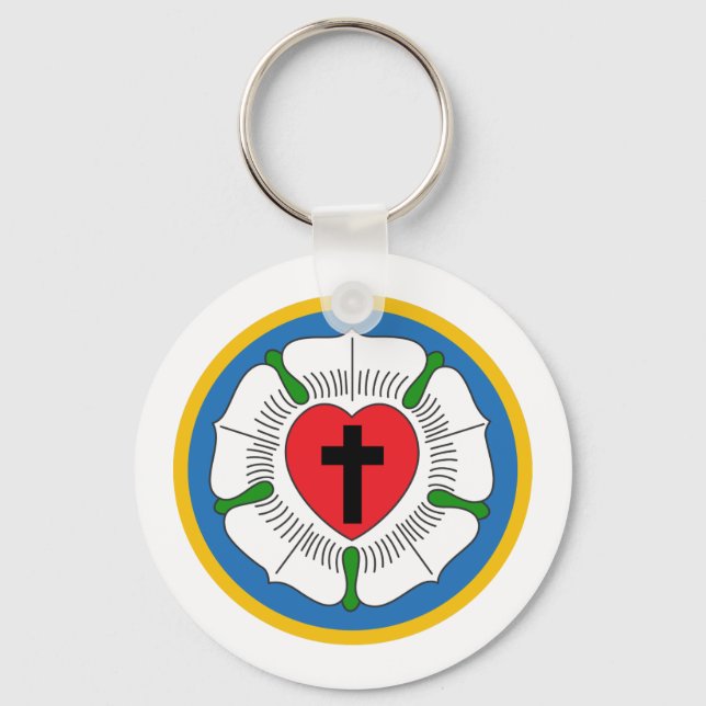 Luthers Rose Key Ring (Front)