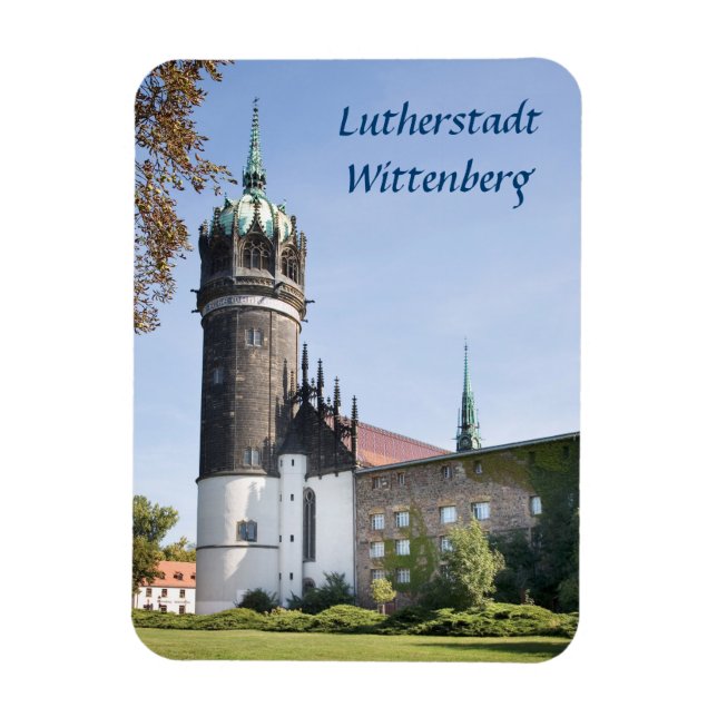 Lutherstadt Wittenberg Schlosskirche Magnet (Vertical)