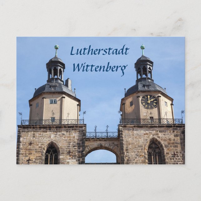 Lutherstadt Wittenberg St. Mariens Church photo Postcard (Front)