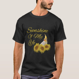 Lutino Cockatiel Parrot Sunshine Sunflower T-Shirt