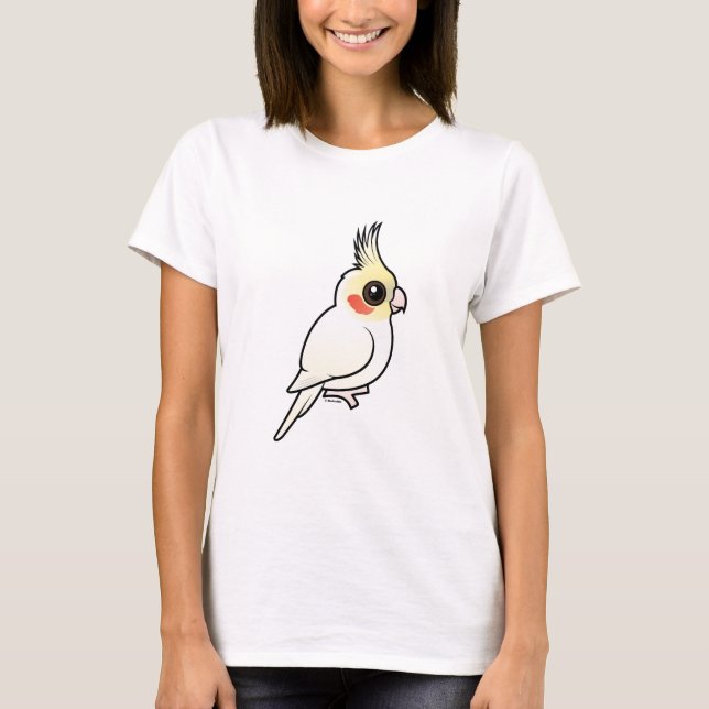 Lutino Cockatiel T-Shirt (Front)