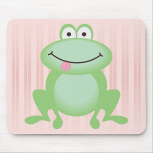 Luttle Green Frog Mouse Mat