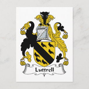 Luttrell Family Crest Postcard