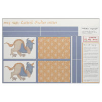 Luttrell Psalter Critter DIY Mug Rugs