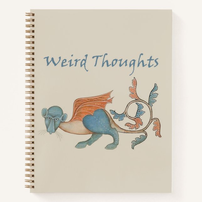 Luttrell Psalter Critter Spiral Notebook (Front)