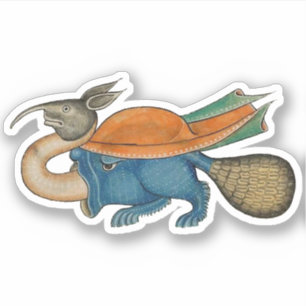 Luttrell Psalter Vinyl Sticker
