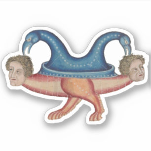 Luttrell Psalter Vinyl Sticker