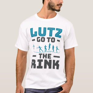 Lutz Go to the Rink Figure Skating Skater Men T-Shirt