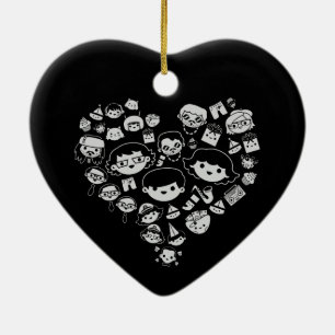 Luv 2 ceramic tree decoration