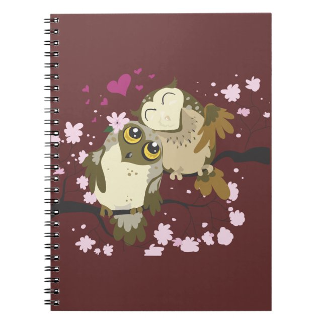 Luv Bird Owls~ notebook (Front)