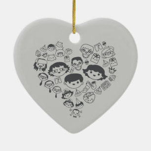 Luv Ceramic Tree Decoration