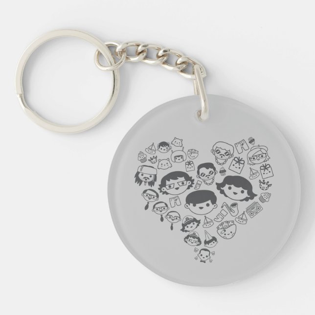 Luv Key Ring (Front)