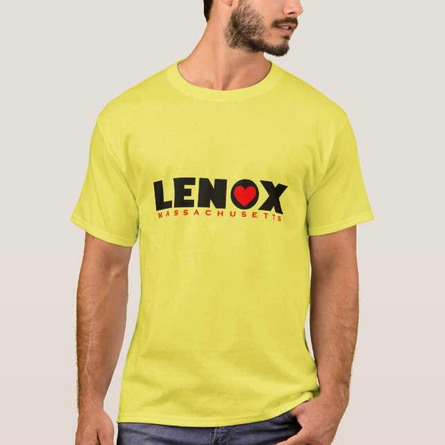 Luv Lenox© Men's Yellow Tee (Front)