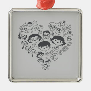 Luv Metal Tree Decoration