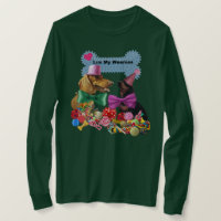 Luv My Weenies Ladies Long Sleeve TShirt
