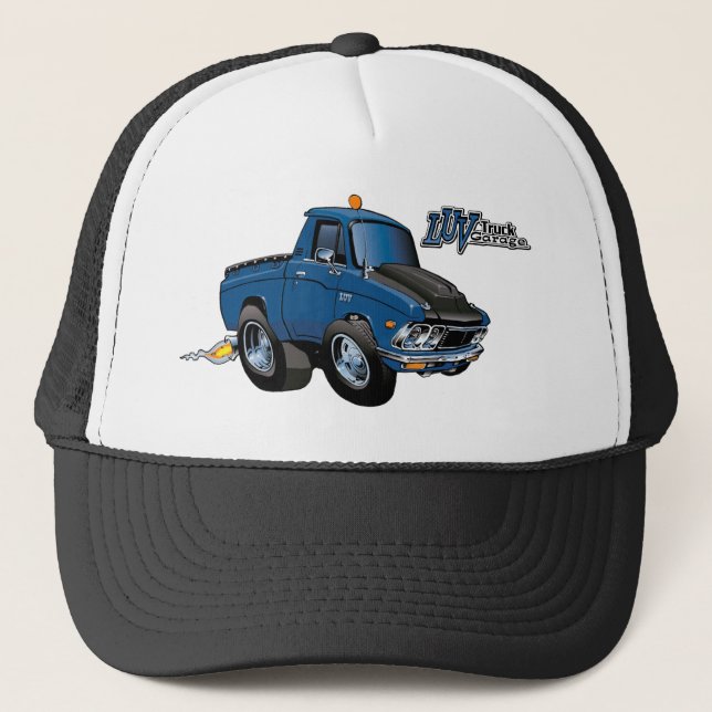 Luv Truck Garage Cruisin' Trucker Hat (Front)