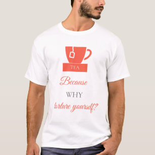 LUVACUPPA (Bright Red + Grey) Basic T-Shirt