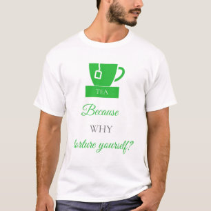 LUVACUPPA (Green + Grey) Basic T-Shirt