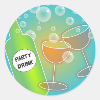 Luvly Bubbly Classic Round Sticker
