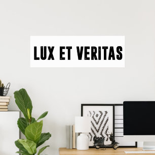 Lux et veritas poster