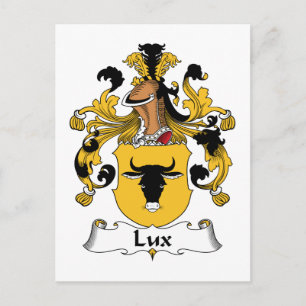 Lux Family Crest Postcard